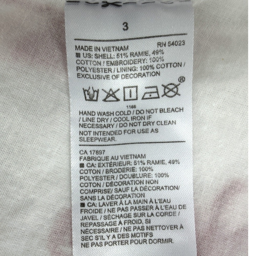 Janie and Jack Girls White Pink Embroidered Flamingo Dress Size 3 Summer Cotton‎ - Picture 7 of 7